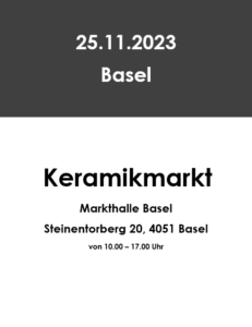Keramikmarkt Markthalle Basel_25.11.2023